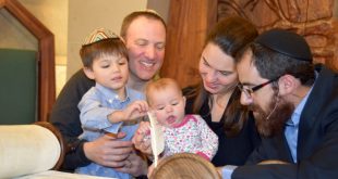 Members Helped Write New Torah Scroll for Congregation Har HaShem