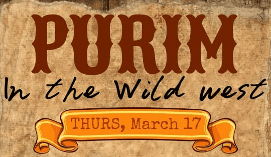 Purim of the Wild West Will Bring Purim to Life in Boulder!