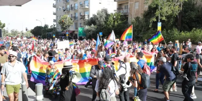 Israeli Diaspora Minister Nachman Shai Attends Jerusalem Pride Parade