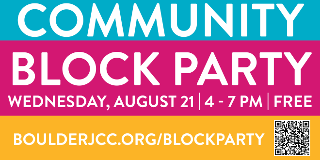 Boulder Community Block Party: Discover Fall Programs and High Holiday Offerings