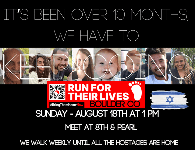 Join the Peaceful Walk for Hostages in Gaza on August 18th