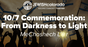JEWISHcolorado and Over 30 Community Organizations to Commemorate One-Year Anniversary of October 7
