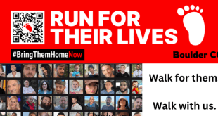 Boulder Hostage Rescue Walk: Stand with 101 Captives on September 8th