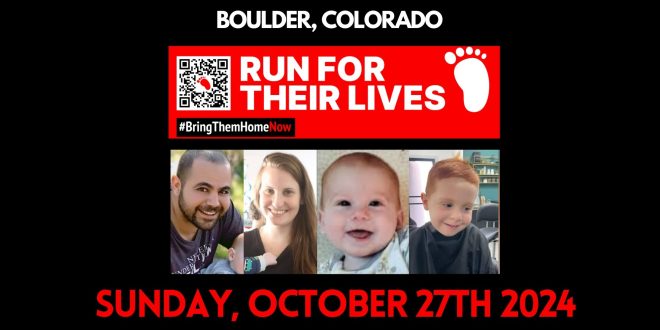Join the Walk for Hostages: October 27 in Boulder
