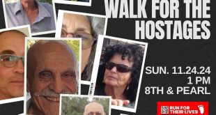 Walk in Solidarity for the 13 Hostages Over 60