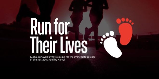 Marking One Year Walking for the Hostages