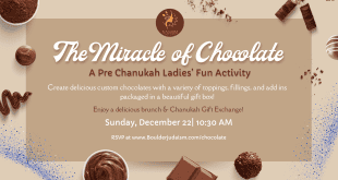 RSVP for the Miracle of Chocolate