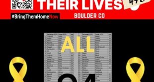 Walk For 94 Remaining Hostages On Sunday