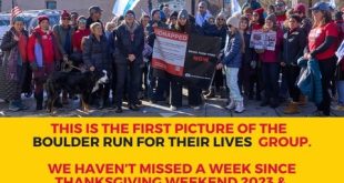 This Sunday – 75th Run For Their Lives Walk in Boulder