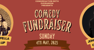 Comedian John Novosad Headlines Congregation Beth Evergreen’s Annual Fundraiser