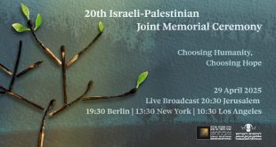 Observing Yom Hazikaron: Choosing Hope…. Choosing Humanity