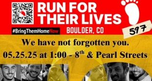 Walk to Remember the Hostages on Day 597