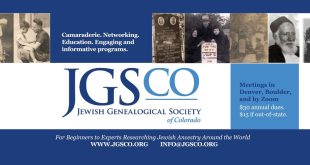 Colorado Jewish Genealogy Society Hosts Founder of Family Tree DNA at Annual Event