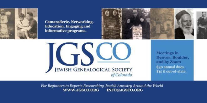 Colorado Jewish Genealogy Society Hosts Founder of Family Tree DNA at Annual Event