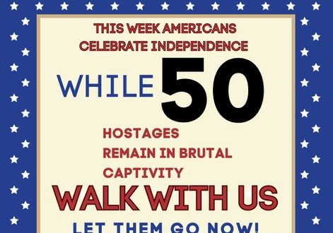 Solidarity Walk: Bring Them Home Now, Before Day 639