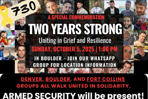 10/7 Commemorative Run For Their Lives Walk