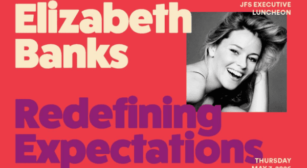 2026 JFS Executive Luncheon Will Feature Elizabeth Banks