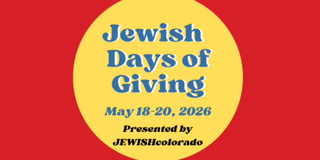 Jewish Days of Giving In Full Swing!