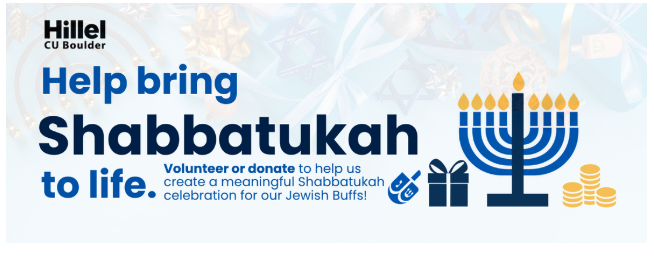 Help Hillel at CU Bring Shabbatukah to Life This Year